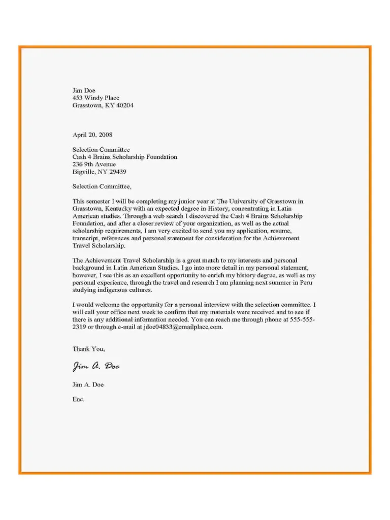 scholarship motivation letter